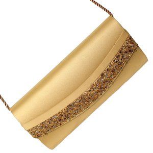 Vanessa Vintage Gold Beaded Handbag